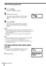 Preview for 24 page of Sony SPP-SS966 - 900 Mhz Cordless Telephone Operating Instructions Manual