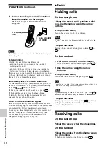 Предварительный просмотр 112 страницы Sony SPP-VT11 Operating Instructions Manual