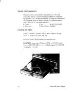 Preview for 15 page of Sony Spressa CRX100E User Manual