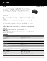 Sony SRF-18 Specifications preview