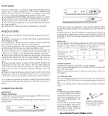 Preview for 3 page of Sony SRF-A100 Operating Instructions Manual