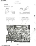 Preview for 6 page of Sony SRF-A100 Service Manual