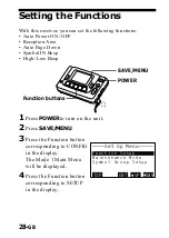 Предварительный просмотр 28 страницы Sony SRF-DR2000 Operating Instructions Manual