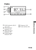 Предварительный просмотр 41 страницы Sony SRF-DR2000 Operating Instructions Manual