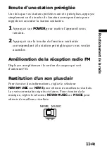 Предварительный просмотр 53 страницы Sony SRF-DR2000 Operating Instructions Manual