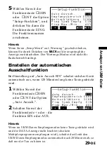 Предварительный просмотр 113 страницы Sony SRF-DR2000 Operating Instructions Manual