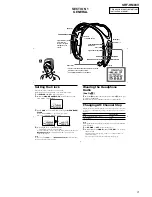 Предварительный просмотр 3 страницы Sony SRF-HM03V - S2 Sports Stereo Headphone Walkman Headband Radio Service Manual