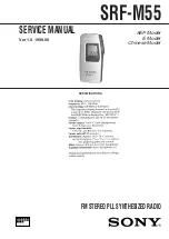 Sony SRF-M55 Service Manual preview