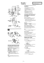 Предварительный просмотр 3 страницы Sony SRF-M73 Operating Instructions  (primary manual) Service Manual