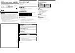 Preview for 1 page of Sony SRF-M78 Operating Instructions