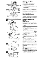 Preview for 3 page of Sony SRF-M85W - S2 Sports Walkman Personal Radio Operating Instructions Manual