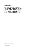 Preview for 1 page of Sony SRG-300SE Service Manual