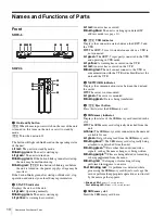 Предварительный просмотр 10 страницы Sony SRMASTER SR-PC4 Operation Manual