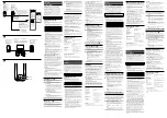 Предварительный просмотр 2 страницы Sony SRS-A202 Operating Instructions