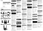 Sony SRS-A205 Operating Instructions preview