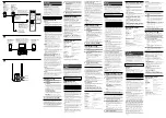 Предварительный просмотр 2 страницы Sony SRS-A205 Operating Instructions