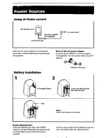 Preview for 2 page of Sony SRS-A30 Operating Instructions