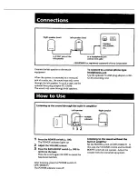 Preview for 3 page of Sony SRS-A30 Operating Instructions