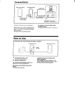 Предварительный просмотр 4 страницы Sony SRS-A35 Operating Instructions Manual