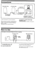 Предварительный просмотр 4 страницы Sony SRS-A57 Operating Instructions