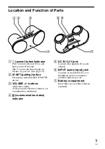 Preview for 7 page of Sony SRS-BTM30 - Wireless Speaker Sys Operating Instructions Manual