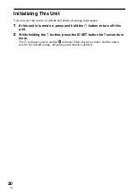 Preview for 20 page of Sony SRS-BTM30 - Wireless Speaker Sys Operating Instructions Manual