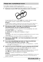 Preview for 31 page of Sony SRS-BTM30 - Wireless Speaker Sys Operating Instructions Manual