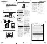 Предварительный просмотр 1 страницы Sony SRS-D21 Operating Instructions