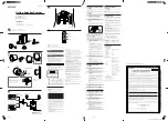 Предварительный просмотр 1 страницы Sony SRS-D211 Operating Instructions