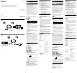 Sony SRS-D25 Operating Instructions preview