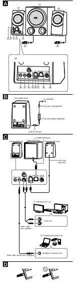 Предварительный просмотр 2 страницы Sony SRS-D8 User Manual