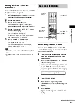 Предварительный просмотр 63 страницы Sony SRS-DZ10 Operating Instructions Manual