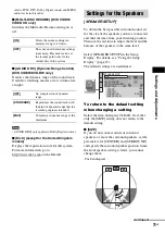 Preview for 71 page of Sony SRS-DZ10 Operating Instructions Manual