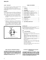 Preview for 2 page of Sony SRS-DZ10 Service Manual