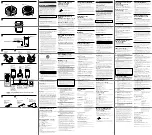 Предварительный просмотр 2 страницы Sony SRS-NWZ10 Operating Instructions