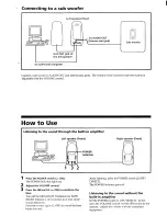 Предварительный просмотр 4 страницы Sony SRS-PC41 Operating Instructions Manual