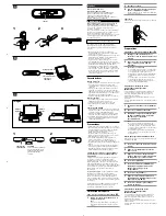 Предварительный просмотр 3 страницы Sony SRS-T100PC Operating Instructions