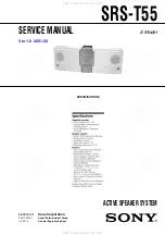 Sony SRS-T55 Service Manual preview