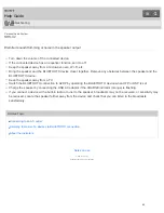 Предварительный просмотр 87 страницы Sony SRS-X2 Help Manual