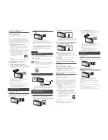 Preview for 2 page of Sony SRS-X5 Quick Start Manual