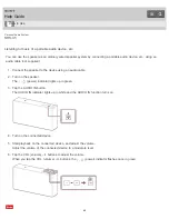 Preview for 73 page of Sony SRS-X5 Quick Start Manual