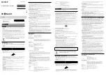 Preview for 1 page of Sony SRS-X55 Reference Manual