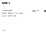 Sony SRS-X9 Network Manual preview