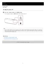 Preview for 9 page of Sony SRS-XB31 Help Manual