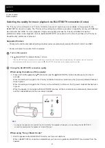 Preview for 47 page of Sony SRS-XG300 Manual