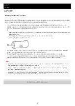 Preview for 85 page of Sony SRS-XG300 Manual