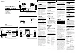 Предварительный просмотр 1 страницы Sony SRS-Z1 Operating Instructions