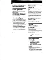 Предварительный просмотр 6 страницы Sony SRS-Z500 Operating Instructions Manual