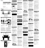 Sony SRS-ZP1000 Operating Instructions предпросмотр