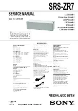 Sony SRS-ZR7 Service Manual preview